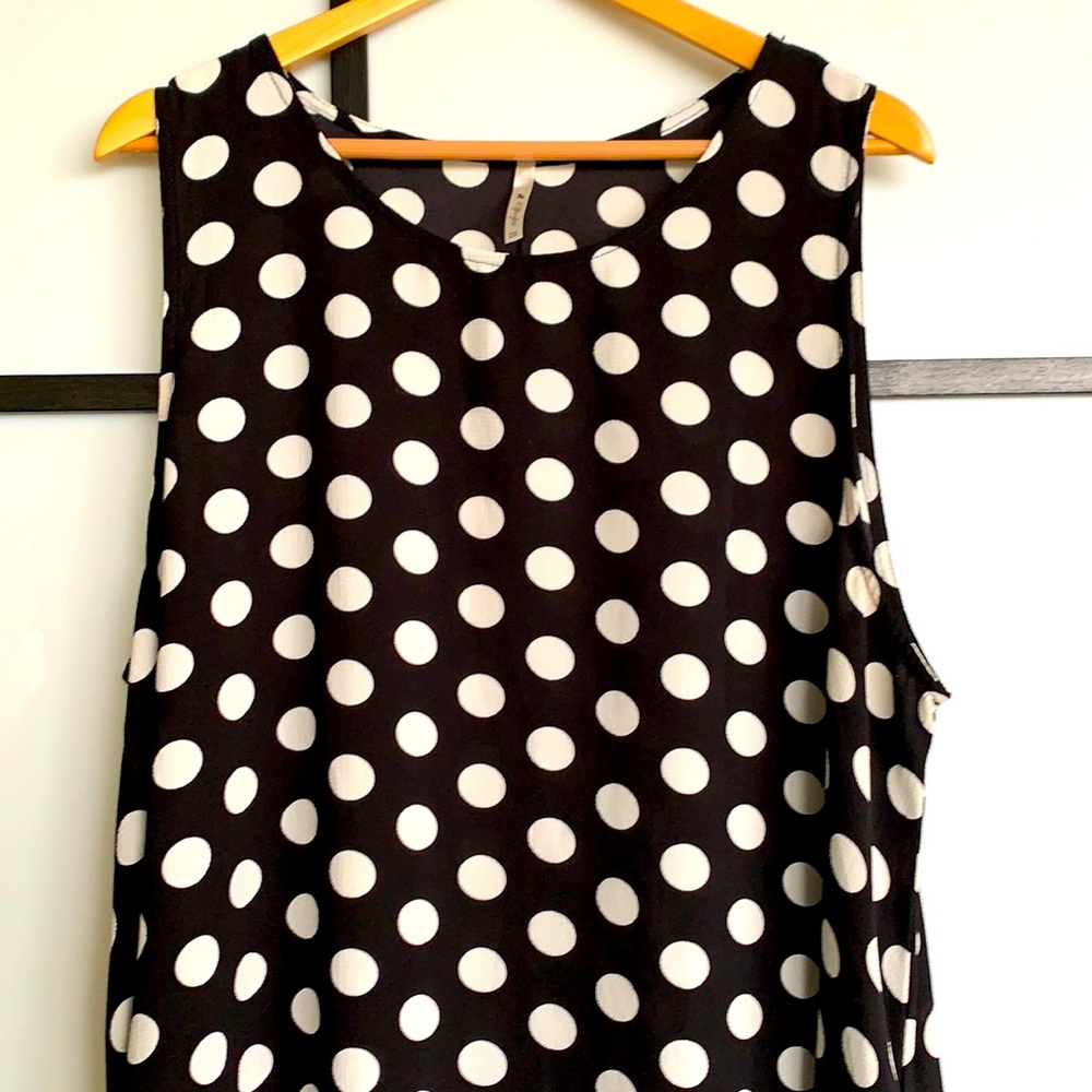 42Pops polka dot tunic dress w/ pockets!